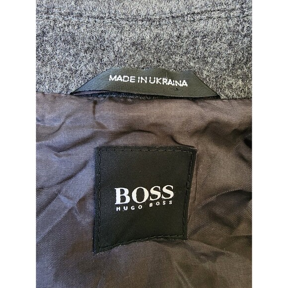 Hugo Boss Cashmere Gray Chester Jacket Size 40R - Picture 8 of 11